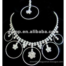 Rhinestones wedding Bridal jewelry set (GWJ12-069)